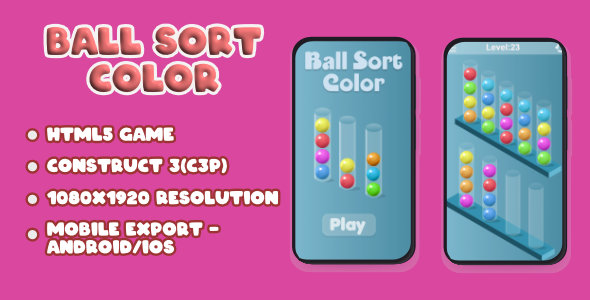 Color Hoop Stack (HTML5 Game + Construct 3) - 3