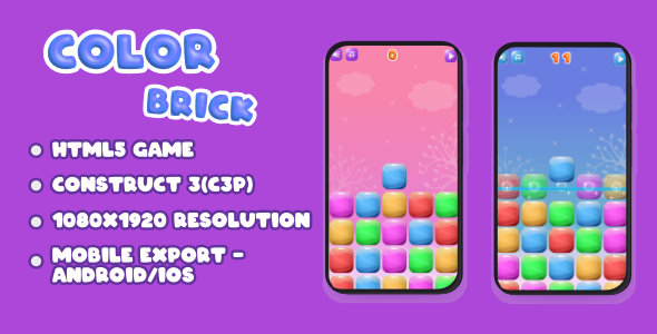 Color Hoop Stack (HTML5 Game + Construct 3) - 4