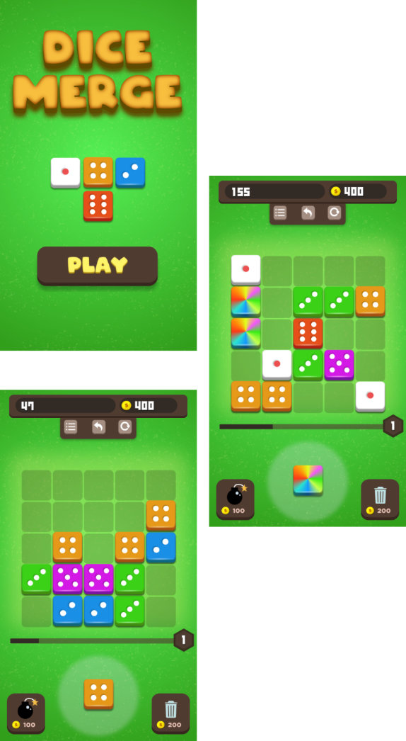 Dice Merge (HTML5 Game + Construct 3) - 2